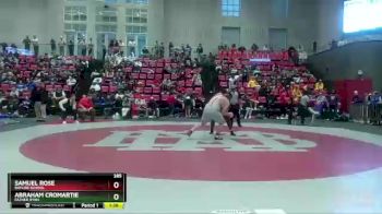 285 lbs Quarterfinal - Samuel Rose, Baylor School vs Abraham Cromartie, Father Ryan