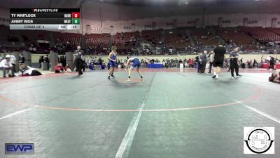 108 lbs Consi Of 4 - Ty Whitlock, Harrah vs Avery Rios, Westmoore Wresting