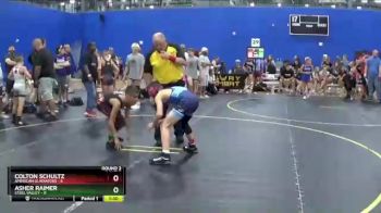 85 lbs Round 2 (6 Team) - Colton Schultz, American Gladiators vs Asher Raimer, Steel Valley