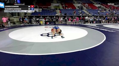 130 lbs Champ. Rd Of 128 - Lauren Elsmore, MN vs Elizabeth Sherman, MT