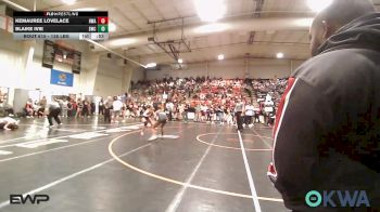 138 lbs Rr Rnd 1 - Kemauree Lovelace, HURRICANE WRESTLING ACADEMY vs Blaike Ivie, Salina Wrestling Club