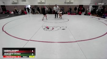 110 lbs Semifinal - Genevieve Cacoilo, Silver Creek vs Hannah Ramirez, Fremont (Sunnyvale)