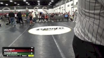 100 lbs Quarterfinals (8 Team) - Phoenix Peters, West Shore Wrestling Club vs Jack Anello, Ruthless