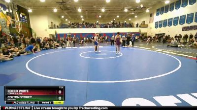 113 lbs Quarterfinal - Colton Storey, Kellogg vs Rocco White, Coeur D Alene