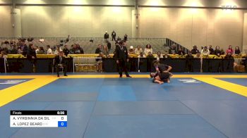 ANNA VYRGINNIA DA SILVA ROCHA vs ANABEL LOPEZ BEARD 2023 World IBJJF Jiu-Jitsu No-Gi Championship