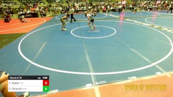 95 lbs Round Of 16 - Cole Speer, Team Grind House vs Cannon Driscoll, Westshore Wrestling Club