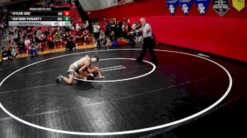 145 lbs Quarterfinal - Kayden Fogarty, Indian Land vs Kyler See, North East Hs