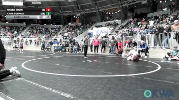 75 lbs Consolation - Kaden Mann, Tiger Trained Wrestling vs Cade Surrell, D3 Wrestling Cluib