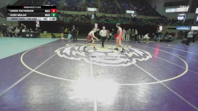 165 lbs Consolation - Owen Patterson, Waccamaw vs Josh Mulak, Woodruff