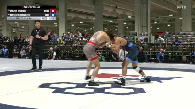 70 lbs Champ. Round 1 - Dean Noble, Western Colorado Wrestling Club vs Brock Rogers, Unattached