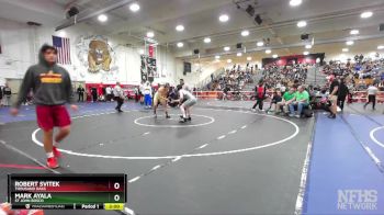 195 lbs 1st Place Match - Mark Ayala, St John Bosco vs Robert Svitek, Thousand Oaks