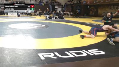 165 lbs Consi Of 16 #1 - John Zarbatany, Providence Day School vs Jayden Soy, Mount St. Charles