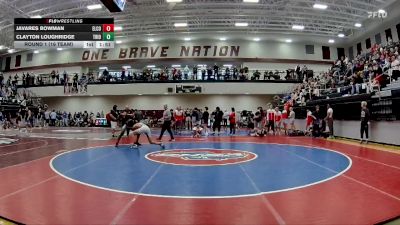 165 lbs Round 1 (16 Team) - Javares Bowman, Elbert County vs Clayton Loughridge, Trion