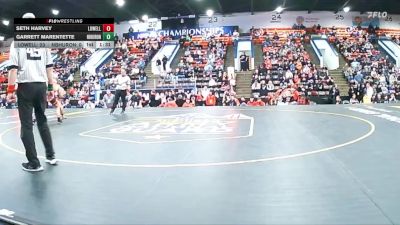 175 lbs Semifinals (8 Team) - Seth Harvey, Lowell vs Garrett Marentette, New Boston Huron