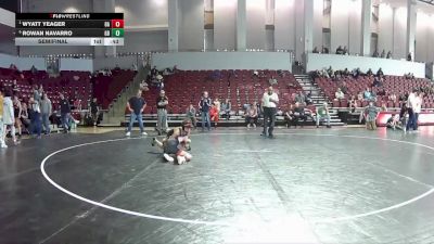 75 lbs Semifinal - Wyatt Yeager, 84 Athletes vs Rowan Navarro, Great Neck Wrestling Club