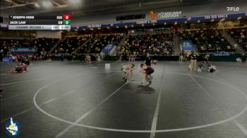 190 lbs Champ. Round 1 - Jack Law, Iowa City, West vs Joseph Heim, Shakopee