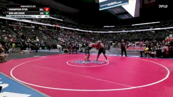 285-3A 3rd Place Match - Ben Metzger, Conifer vs Champion Dyes, Mullen