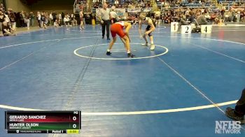 127 lbs Cons. Round 1 - Gerardo Sanchez, Devils Lake vs Hunter Olson, Bismarck Legacy