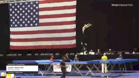 Justin Weernink - Individual Trampoline, KMC Gymnastics - 2021 USA Gymnastics Championships