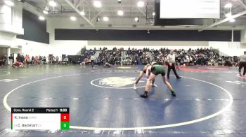 126 lbs Cons. Round 2 - Caleb Beckhart, Central Valley vs Kenji Ineno, Santa Monica