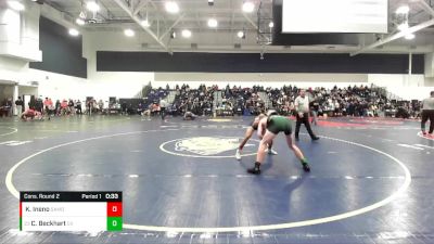 126 lbs Cons. Round 2 - Caleb Beckhart, Central Valley vs Kenji Ineno, Santa Monica