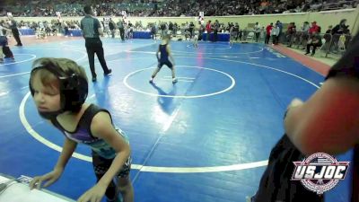 61 lbs Consi Of 16 #2 - Brooks Price, Marlow Outlaws vs Ryker Peck, Chandler Takedown Club