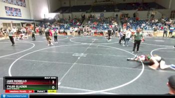 136 lbs Round 3 - Tyler Glazier, Dixie Hornets vs Jake Morello, Carolina Reapers