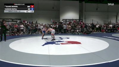 57 lbs Champ. Round 4 - Blake Beissel, Minnesota - RTC vs Carson Dupill, Jackrabbit Wrestling Club