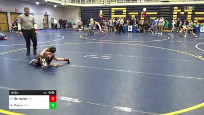 60 lbs Consy 5 - Ash Henecker, Red Nose Wrestling vs Kipton Myers, Jefferson Morgan