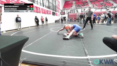 120 lbs Consolation - Brayden Merritt, NGC vs Drake Breslin, Choctaw Ironman