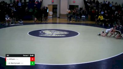 80 lbs Cons. Round 5 - Andrew Martynyuk, Highland Green vs Justin Wilson, Cuyahoga Falls