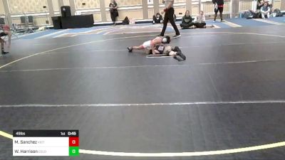 49 lbs Consi Of 8 #2 - Maximus Sanchez, Victory WC vs Wyatt Harrison, Colorado Outlaws