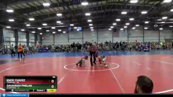56 lbs Round 5 - Knox Chavez, Team USA vs Savannah Phelan, Scorpions