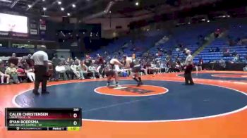 285 lbs Quarterfinals (8 Team) - Ryan Boersma, Chicago (Mt. Carmel) vs Caleb Christensen, Libertyville