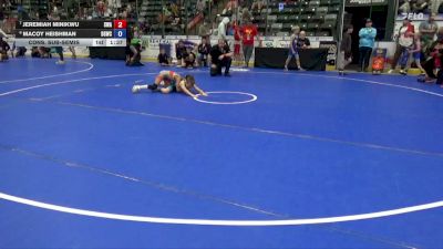 67 lbs Cons. Sub-semis - Jeremiah Minikwu, Sebolt Wrestling Academy vs Macoy Heishman, Big Game Wrestling Club