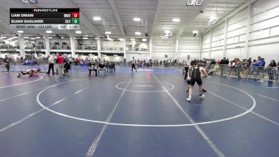 123 lbs Quarterfinal - Liam Oriain, Brookline vs Elijah Gagliardi, Silverback WC