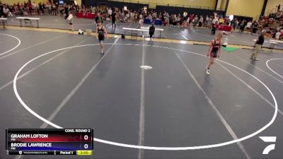 97 lbs Cons. Round 2 - Graham Lofton, MN vs Brodie Lawrence, MN