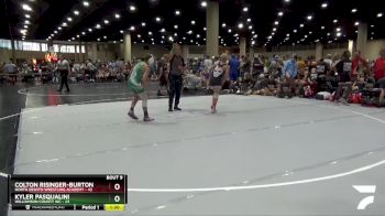 108 lbs Round 3 (6 Team) - Kyler Pasqualini, Williamson County WC vs Colton Risinger-Burton, North Desoto Wrestling Academy