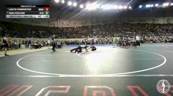 G6A-125 lbs Champ. Round 1 - Lakyn Farrington, Norman North-Girls vs Jada Pulliam, Stillwater-Girls