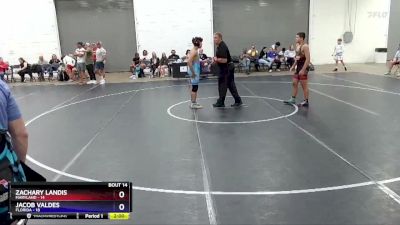 165 lbs Placement Matches (8 Team) - Zachary Landis, Maryland vs Jacob Valdes, Florida