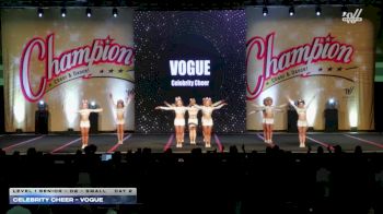 Celebrity Cheer - VOGUE [2025 L1 Senior - D2 - Small Day 2] 2025 Champion Cheer and Dance Grand Nationals