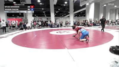 65 lbs Cons. Round 4 - Myles Grossman, Haines Trained Wrestling vs Joaquin Chacon, Valiant Wrestling Club