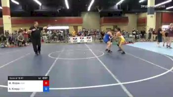 59 kg Consi Of 16 #1 - Marissa Riojas, Grays Harbor Wrestling Club vs Angelina Knepp, South Carolina