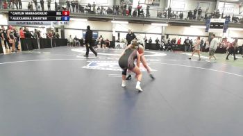 132 lbs Quarterfinal - Caitlin Maragioglio, Bellport vs Alexandra Shuster, Tottenville