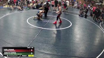 90 lbs Quarterfinal - Axel Dumas, Crusader Wrestling vs Adrian Sarkis, Central Catholic Wrestling Clu