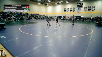 140 lbs Champ. Round 1 - Keanna George, Eureka vs Olivia Vickers, Seckman