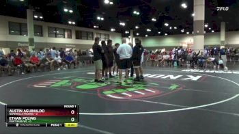 106 lbs Round 1 (6 Team) - Austin Aguinaldo, Naperville Phoenix vs Ethan Poling, Fight Barn WC