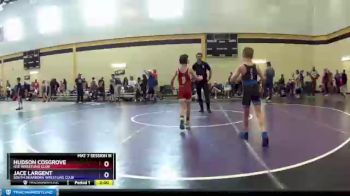 74 lbs Quarterfinal - Hudson Cosgrove, HSE Wrestling Club vs Jace Largent, South Dearborn Wrestling Club