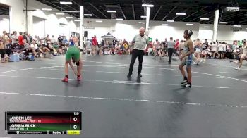 120 lbs Round 4 (6 Team) - Jayden Lee, South Carroll Prep vs Joshua Buck, Pursuit WA