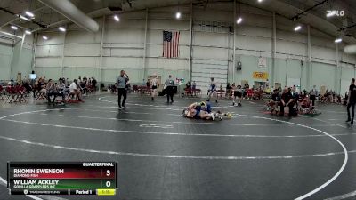 165 lbs Quarterfinal - Rhonin Swenson, Diamond Fish vs William Ackley, Gorilla Grapplers Inc